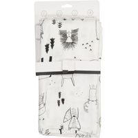 Maccie Bamboo Baby Blanket - Scandi Animals